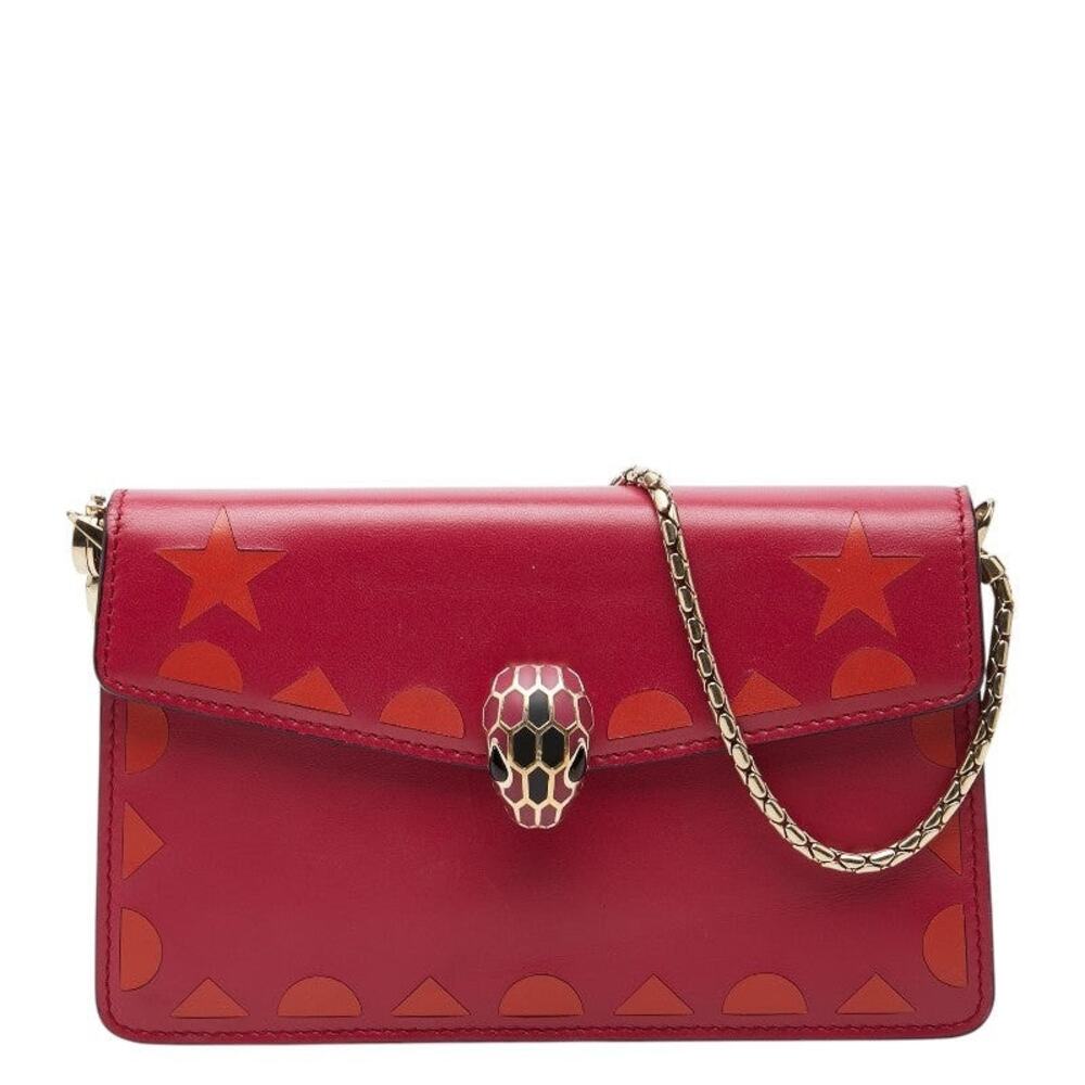 Bvlgari Serpenti Forever Chain Handbag Pink